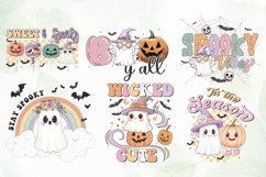Retro Halloween Sublimation Clipart Product Image 3