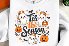 Trending Halloween PNG, Spooky Season PNG, Cute Pumpkin PNG Product Image 4