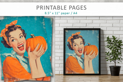 vintage junk journal pages, halloween art Product Image 7