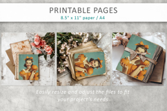 vintage women illustration, junk journal Product Image 7