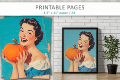 vintage junk journal pages, halloween printable Product Image 1