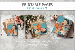 vintage junk journal pages, halloween printable Product Image 7