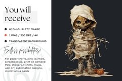 Retro Halloween Clipart PNG for sublimation Product Image 2