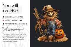Retro Halloween Clipart PNG for sublimation Product Image 2