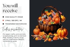 Retro Halloween Clipart PNG for sublimation Product Image 2