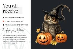 Retro Halloween Clipart PNG for sublimation Product Image 2