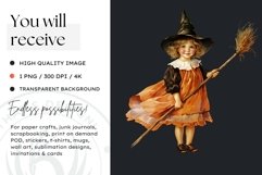 Retro Halloween Clipart PNG for sublimation Product Image 2