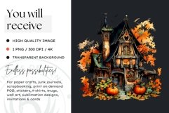Retro Halloween Clipart PNG for sublimation Product Image 2