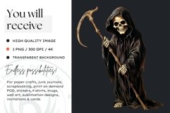 Retro Halloween Clipart PNG for sublimation Product Image 2