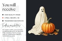 Retro Halloween Clipart PNG for sublimation Product Image 2
