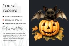 Retro Halloween Clipart PNG for sublimation Product Image 2