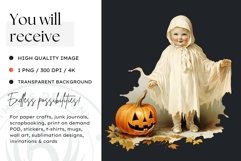 Retro Halloween Clipart PNG for sublimation Product Image 2