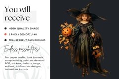Retro Halloween Clipart PNG for sublimation Product Image 2