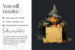 Retro Halloween Clipart PNG for sublimation Product Image 2