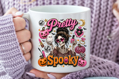 Retro Halloween Skeleton Sublimation, Ribbon Girls Night Product Image 4