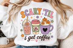 Retro Halloween Sublimation PNG, Ghost Pumpkin Designs Product Image 2