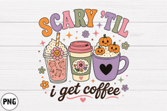 Retro Halloween Sublimation PNG, Ghost Pumpkin Designs Product Image 3