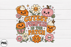 Retro Halloween Sublimation PNG, Ghost Pumpkin Designs Product Image 3