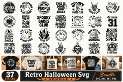 Retro Halloween Svg Bundle Product Image 1