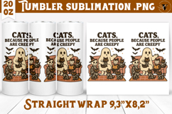 Tumbler Sublimation | Retro halloween | Spooky Product Image 1