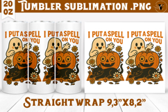 Tumbler Sublimation | Retro halloween | Spooky Product Image 1