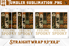 Tumbler Sublimation | Retro halloween | Spooky Product Image 1