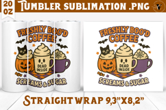 Tumbler Sublimation | Retro halloween | Spooky Product Image 1