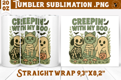 Tumbler Sublimation | Retro halloween | Spooky Product Image 1