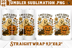 Tumbler Sublimation | Retro halloween | Spooky Product Image 1