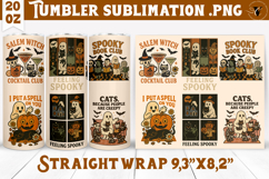 Tumbler Sublimation | Retro halloween | Spooky Product Image 1