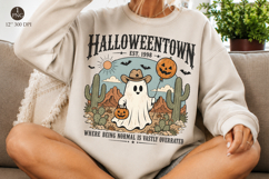 Retro Halloweentown Est 1998 Png, Halloween Pumpkin Png Product Image 1