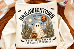 Retro Halloweentown Est 1998 Png, Halloween Pumpkin Png Product Image 2