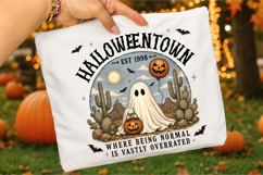 Retro Halloweentown Est 1998 Png, Halloween Pumpkin Png Product Image 3
