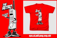 RETRO HANDPHONE CARTOON Product Image 1