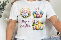 Retro Happy Easter Sublimation PNG Product Image 4