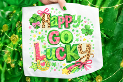 Happy Go Lucky St Patrick's Day PNG, Shamrock PNG, Irish PNG Product Image 7