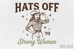 Retro Cowgirl PNG Designs | 15 Western Sublimation Designs Product Image 5