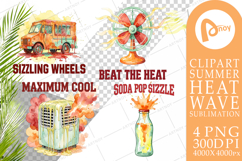 Retro Heatwave Survival Sublimation Product Image 1