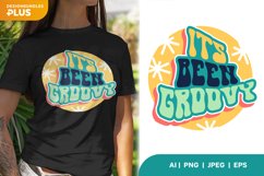 It's Been Groovy, Colorful Retro Apparel Design Product Image 1