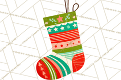 Midcentury Modern Christmas Clip Art, Retro Holiday PNG Product Image 4