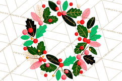 Midcentury Modern Christmas Clip Art, Retro Holiday PNG Product Image 3