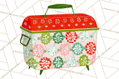 Midcentury Modern Christmas Clip Art, Retro Holiday PNG Product Image 2