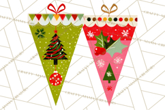 Midcentury Modern Christmas Clip Art, Retro Holiday PNG Product Image 3