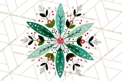 Midcentury Modern Christmas Clip Art, Retro Holiday PNG Product Image 3