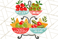 Midcentury Modern Christmas Clip Art, Retro Holiday PNG Product Image 2