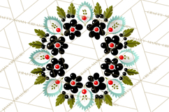 Midcentury Modern Christmas Clip Art, Retro Holiday PNG Product Image 2