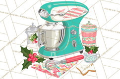 Midcentury Modern Christmas Clip Art, Retro Holiday PNG Product Image 4