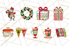 Midcentury Modern Christmas Clip Art, Retro Holiday PNG Product Image 8