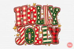 Vintage Plaid Holiday Sublimation PNG Product Image 1