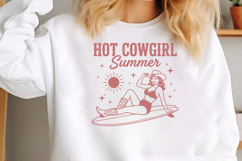 Retro Hot Cowgirl Summer PNG Product Image 2